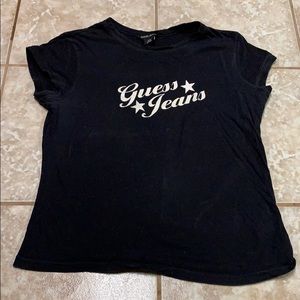 (SOLD) Guess jeans t shirt, size XL, black